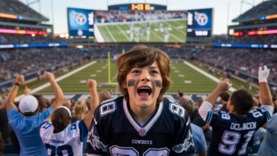 Dallas Cowboys vs Tennessee Titans Match Player Stats