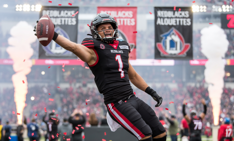 Redblacks vs Alouettes Match Player Stats