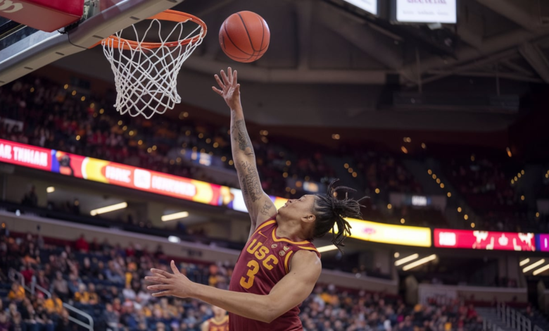 USC Trojans Men's Basketball vs ASU Basketball Match Player Stats
